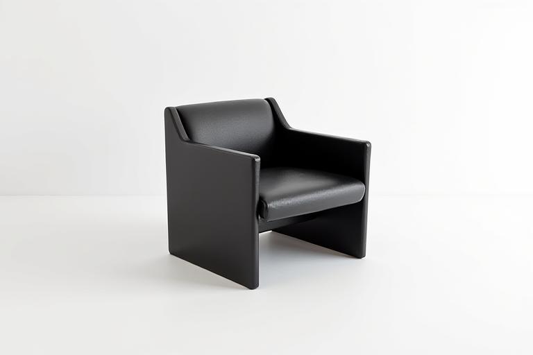 Minimalist chair showcasing clean geometric lines